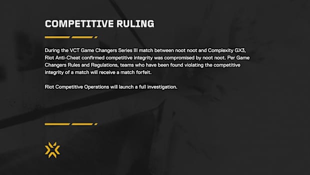Noot Noot riot games ruling